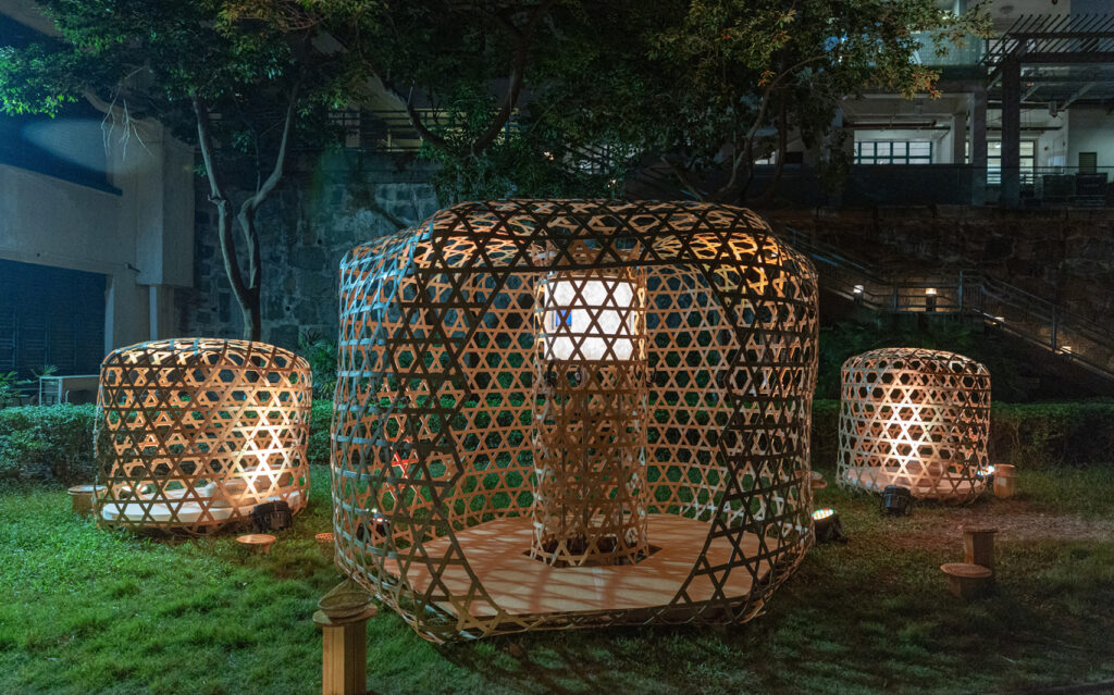 Sounds of Suzumushi: a weaved-bamboo pavilion